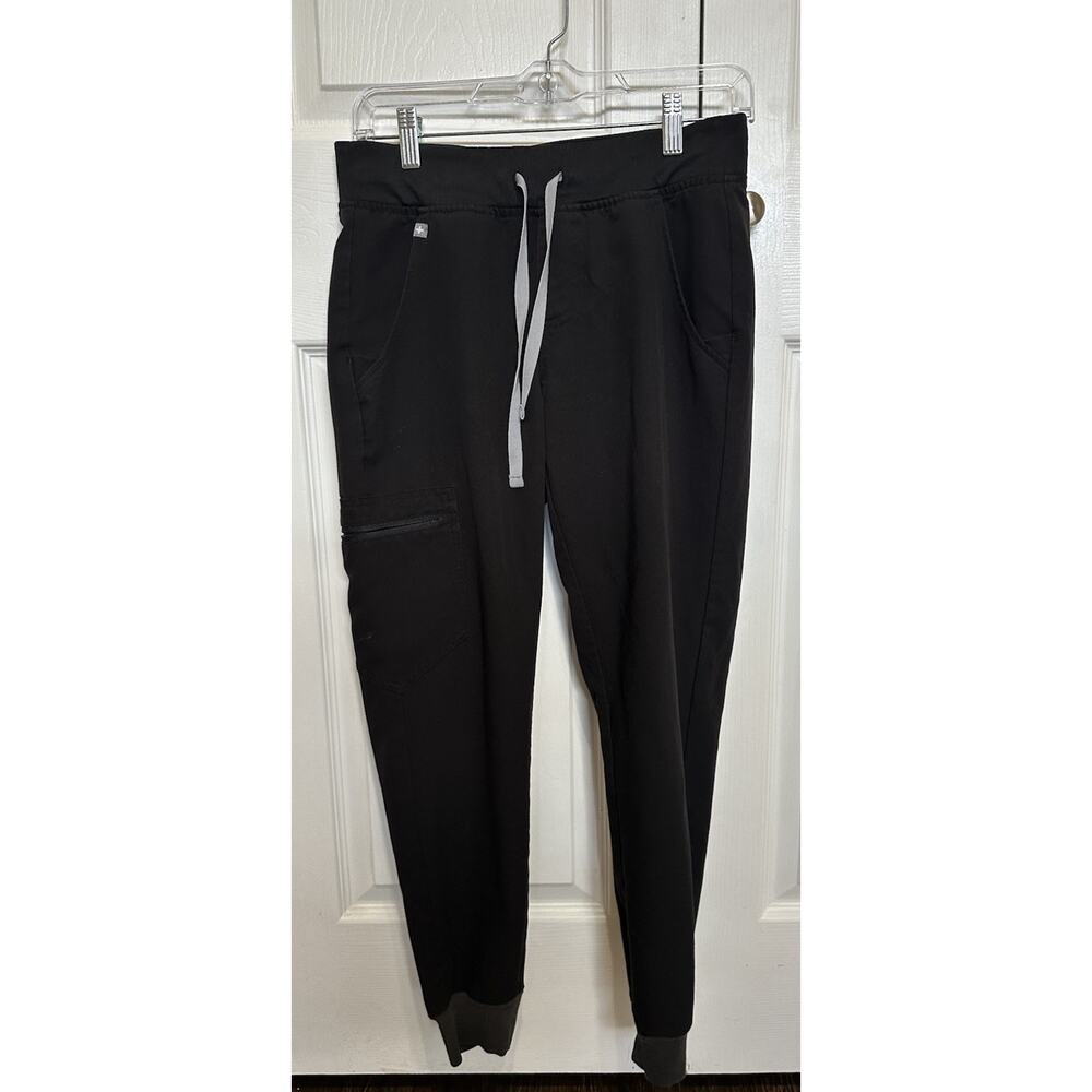 Figs Zamora Scrub Jogger Pants Womens XS Petite Black